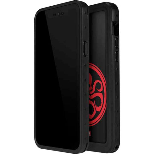 Marvel Captain America Hydra Symbol iPhone 15 Waterproof Case